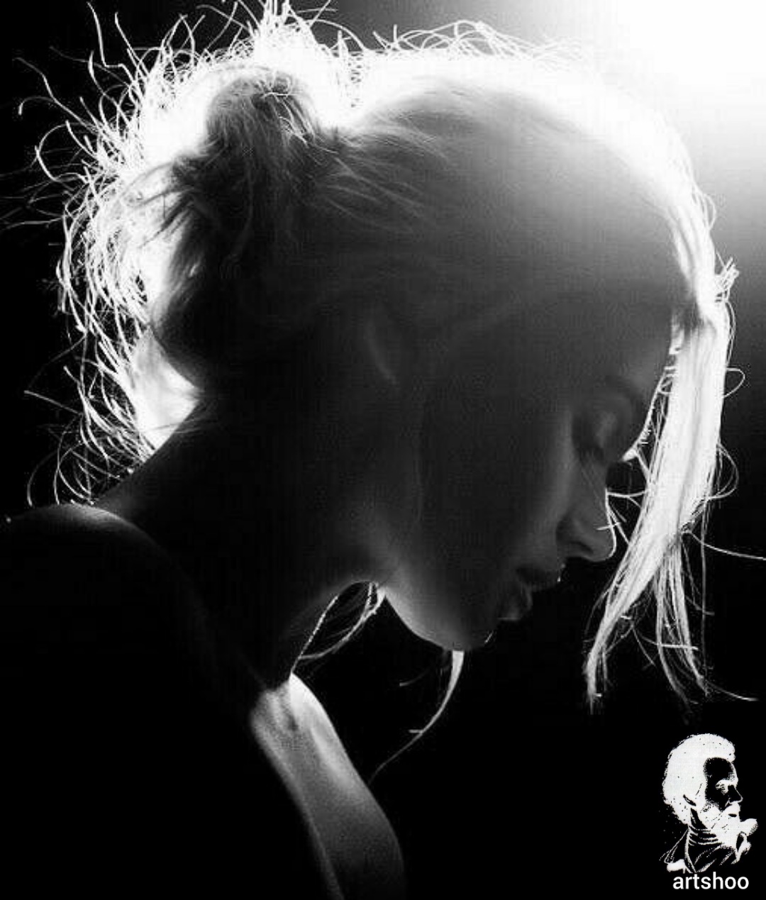 سیاه قلم مدل مداد سفید